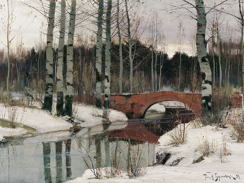 1865-Richard Alexandrowitsch Bergholz - Disgelo a Gatchina